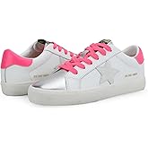 Vintage Havana Women's Flair Sneaker, Pink Pop/Metalic Silver Toe, 5.5