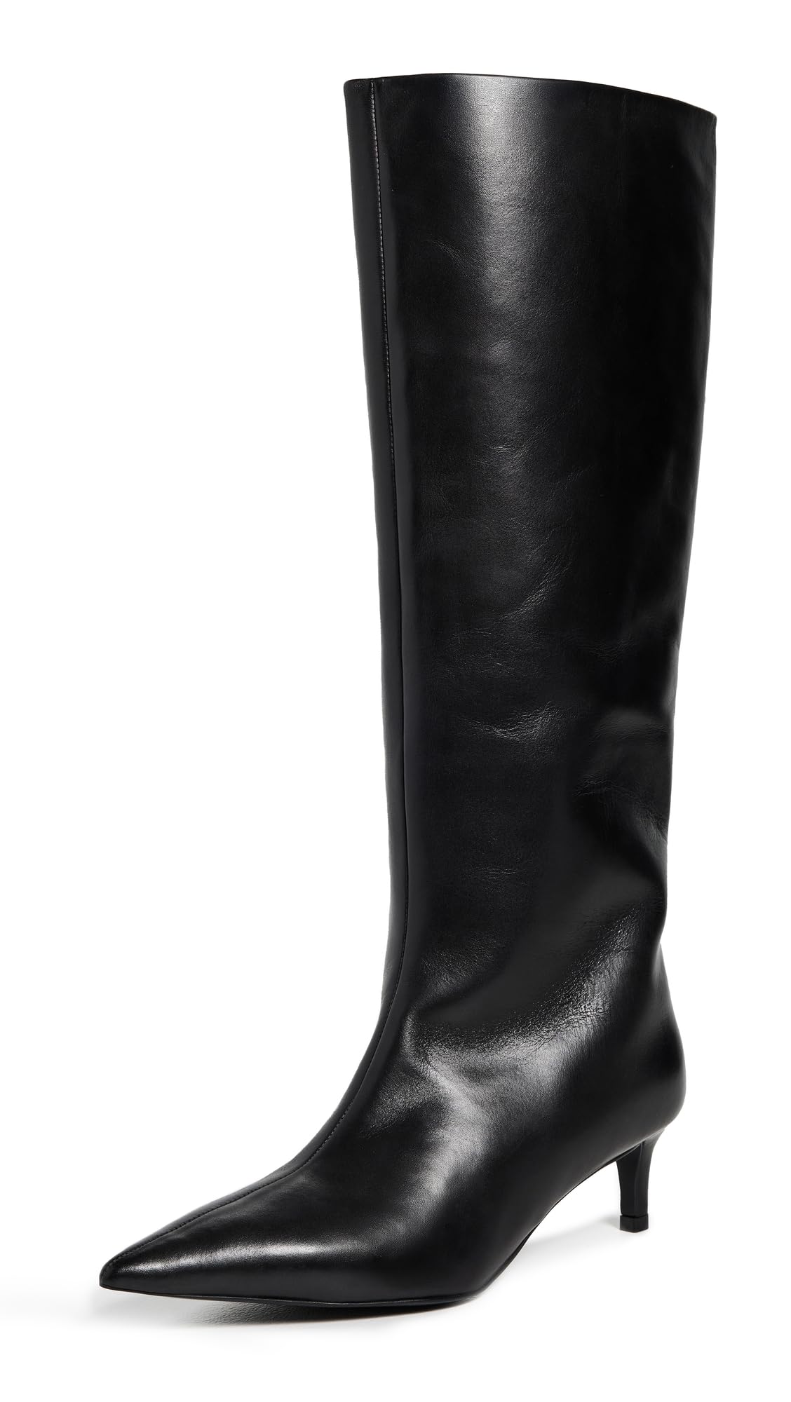 Free People Women's Kiki Kitten Heel Boots Espresso Suede 6 Medium