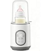 ZONV Bottle Warmer,Fast Baby Bottle Warmers for Breastmilk and Formula, with Timer, with Keep Warm, Heats Baby Bottles