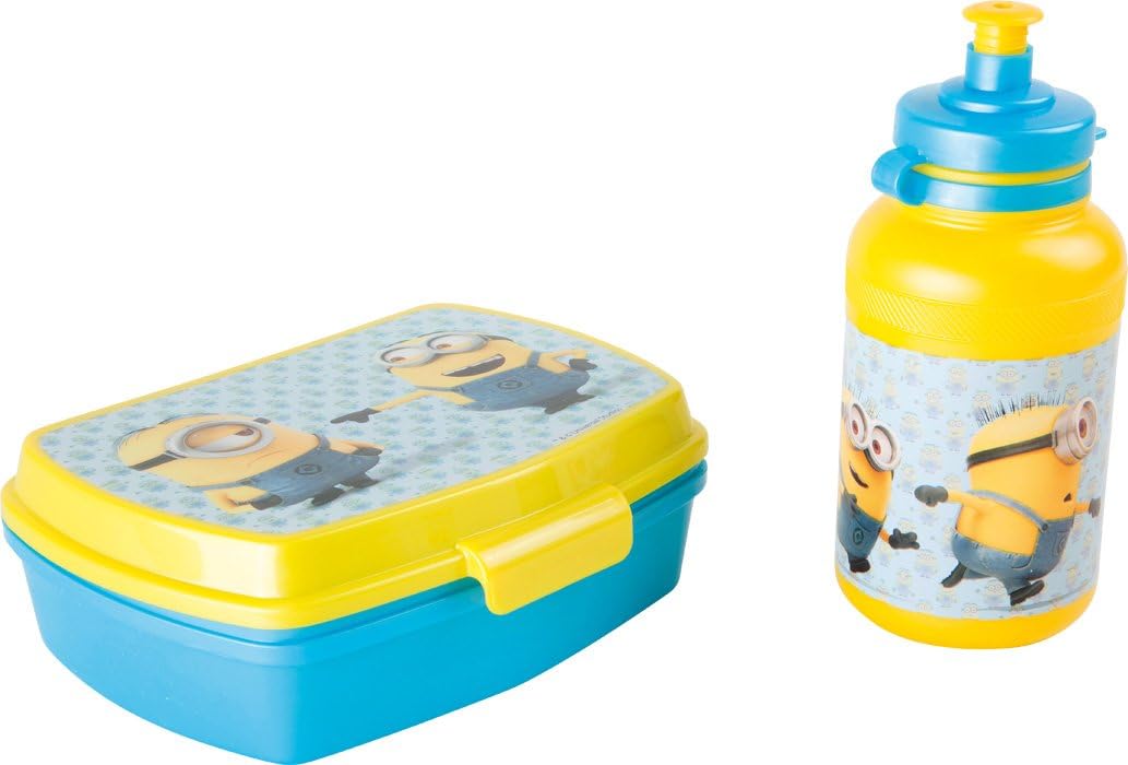 Gru: Mi Villano Favorito Joy Toy 776273 Minions Lunchbox and Bottle in Gift Wrap