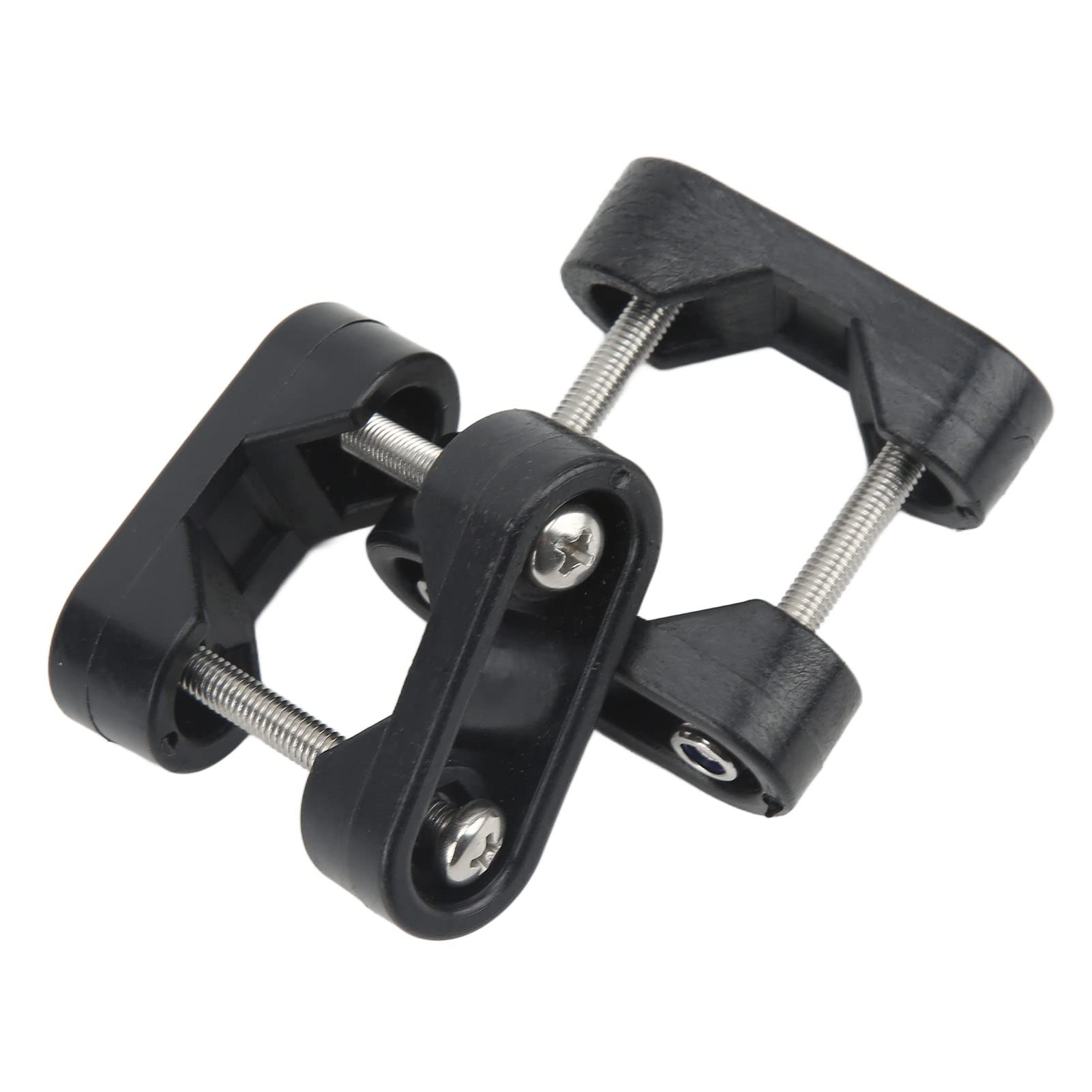 Socobeta 2pcs Marine Nylon Rails Marine Hardware Yacht Accessories Rail Mount Bracket Set Smoother Finish Strong Structure Nylon Stainless Steel Marine Hardware for Yacht