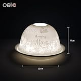 Cello Amazing Mum Tealight Dome Porcelain 3D Projection Gift view 2