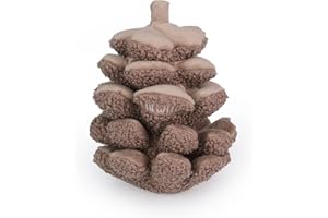 CHEWFFON Interactive Pinecone Shaped Dog Toy, Enrichment Squeaky Snuffle Dog Toy, Cute Dog Game Toy, Treat Dispensing & Nose 