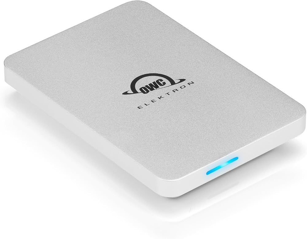 OWC Envoy Pro Elektron 2TB USB-C Portable SSD NVMe M.2 External Drive 10Gbps