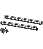 32-Port 2U 19 Inch Rack Mount Blank Patch Panel – For Keystone Jacks – Universal-1194453