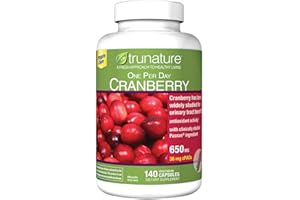 trunature Cranberry 650 mg, 140 Vegetarian Capsules (2 Pack)