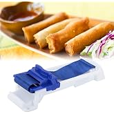 Vegetable Meat Rolling Tool, Multi-Functional DIY Plastic Spring Roll Roller Eggroll Wrapper Machine Sushi Maker Making Home Kitchen Tool (S)