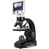 Celestron – LCD Digital Microscope II – Biological Microscope with a Built-In 5MP Digital Camera – Adjustable Mechanical Stag