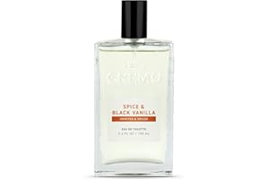 Cremo Cologne For Men - Spice & Black Vanilla Mens Cologne Spray, An Explosion of Vibrant Spices, Dark Woods and Black Vanilla, Multi-Layered Signature Men's Fragrances, 3.4 Fl Oz