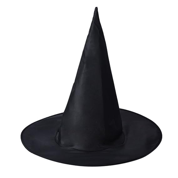 squarex Halloween-Hut, 1 Stück, für Erwachsene, Damen, Schwarz