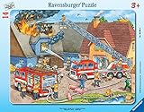 Ravensburger Fighting Fire My First Frame 14 Piece Jigsaw Puzzle for Kids – Every Piece is Unique, Pieces Fit Together Perfectly