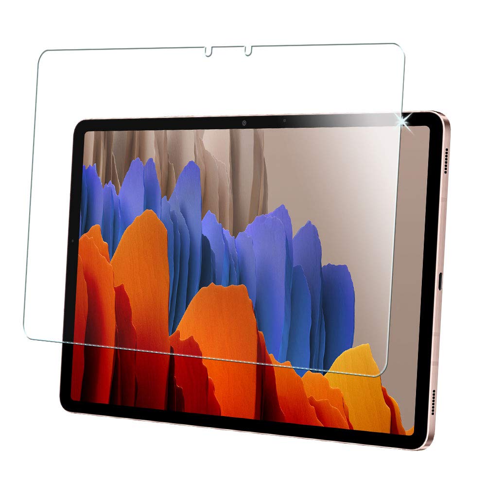 TECHGEAR Galaxy Tab S7 11.0" GLASS Edition (SM-T870 / SM-T875), Tempered Glass Screen Protector [9H Toughness] [HD Clarity] [Scratch-Resistant] [No-Bubble] Designed For Samsung Galaxy Tab S7