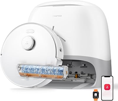 Aspirador robô Qrevo Curv 2 Flow com rolo extensível de 270 mm, Sempre Renova o Esfregão, Sucção 20000 Pa, Sistema Duplo Anti-Emaranhamento, Estratégia Inteligente para Carpetes, Auto-Esvaziamento