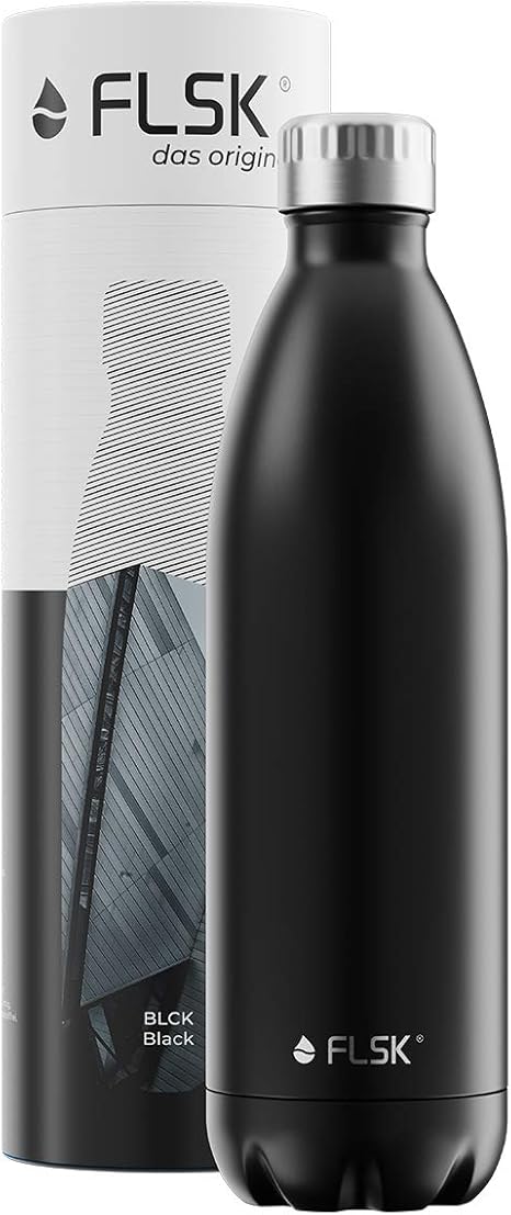 Amazon Flsk フラスク 水筒 真空断熱 ステンレスボトル 魔法瓶 炭酸 Ok 1000ml ブラック 水筒 マグボトル オンライン通販