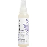 The Honest Company Hair Detangler, Hypoallergenic, Lavender Calm, 4 fl oz | Leave-In Conditioner &amp; Detangler Spray, 4 Fl Oz. Tear-Free, Hypoallergenic, Cruelty-Free. Gentle For Baby's Sensitive Skin.
