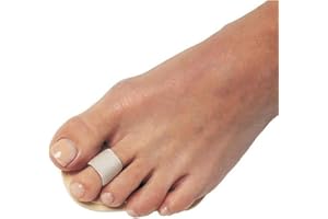 PediFix Budin Toe Straightener – Single Toe Alignment Support, One Size Fits Most, Left or Right Foot