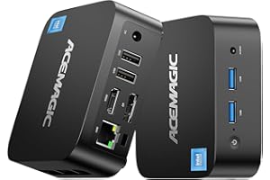 ACEMAGIC V1 Mini PC Ιntel N95 (up to 3.40GHz) 16GB DDR4 RAM 512GB Mini PC Win11 Pro, Mini Computer 4K Dual Display/HDMI/WiFi/