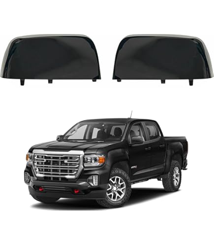 ACROPIX Car Rear View Right Passenger Side Mirror Cover Cap Replacement Gloss Black For CHEVROLET COLORADO PICKUP TRUCK For GMC CANYON PICKUP TRUCK Mirror Guard Covers, Complete Wing Mirrors - Canada - View #12