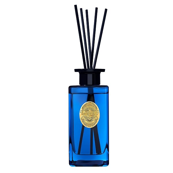 M&SENSE 10.14 OZ LARGE REED DIFFUSER SET | OCEAN ESCAPE SCENT OIL DIFFUSER WITH STICKS | HOTEL COLLECTION NON-TOXIC ESSENTIAL OIL |FOR BEDROOM BATHROOM LIVING ROOM