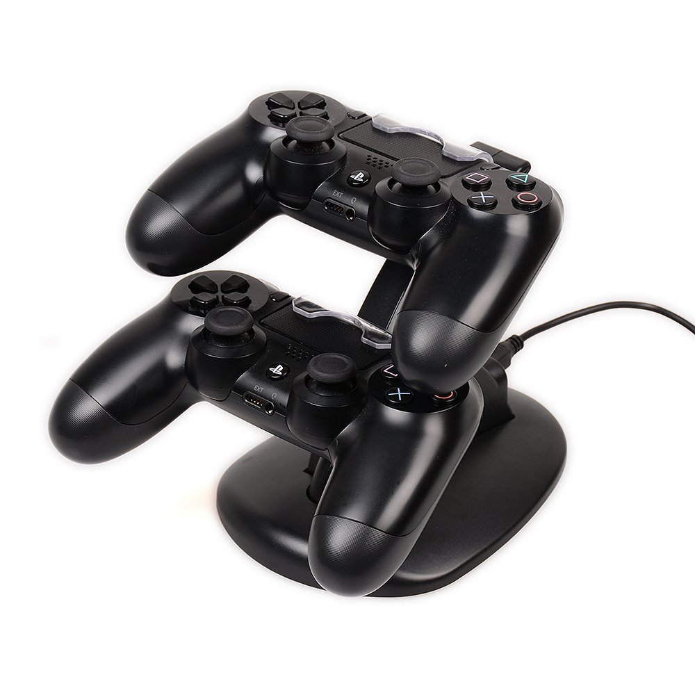 For PS4 USB External Turbo Cooling Fan +Controller Charger Charging