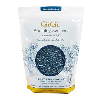 Amazon Com Gigi Gigi Hard Wax Beads Soothing Azulene Hair