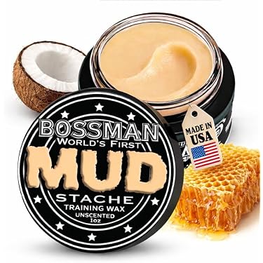 Great Great Grampa's Moustache & Beard Wax – Cinnamon & Nutmeg Scent, 2oz/59ml – Mild, Medium, Or Extreme Hold, All-Natural