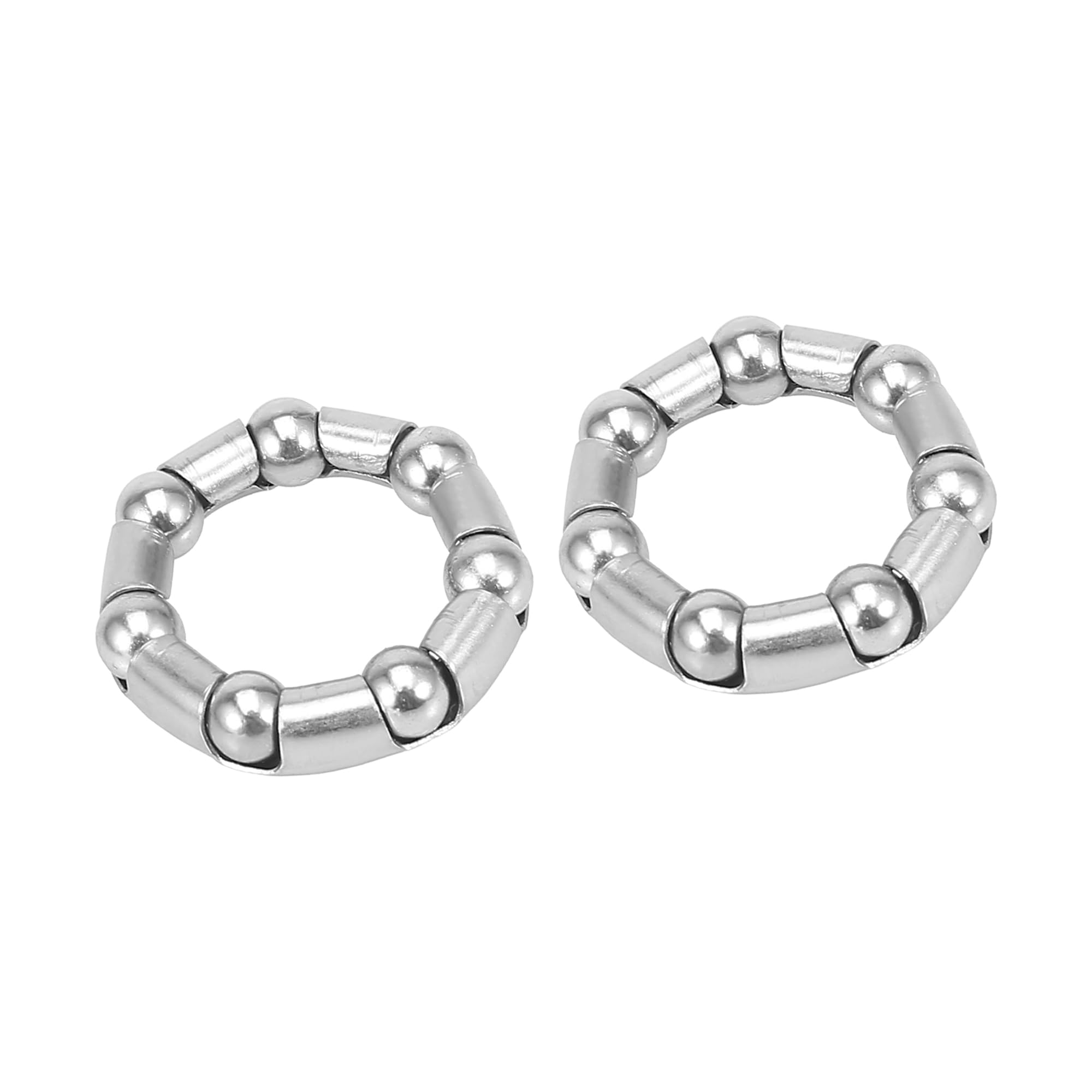 A ABSOPRO 37.6mm x 7 Bicycle Ball Bearings Crank Wheel Bearing Set of 2