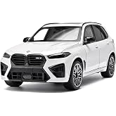 Compatible with BMW X5M Model Car for Adults, 1/18 Scale Diecast Car- White | Large Alloy Model Car Kit for Adults with Opening Door, Collectible Metal Die Cast Car for Adults, Premium Gifts for Men