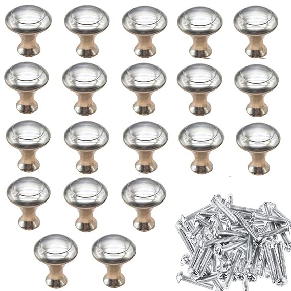 Perillas De Gabinete Perillas De Cajón，20 Piezas Perillas Redondas Para