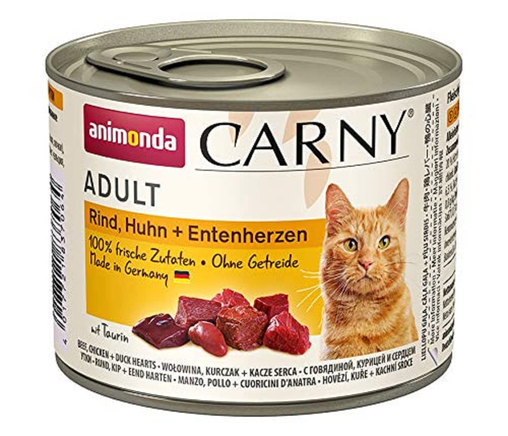 Carny® Adult Rind, Huhn + Entenherzen