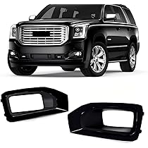 thumbnail image 2 of Gloss Black Denali Style Front Bumper Grille For 2015-2020 GMC Yukon / Yukon XL - Direct Replacement 2 of 6