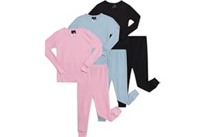 dELiA*s Baby Girls Thermal Underwear Set - 6 Piece Waffle Knit Top and Long Johns Base Layer for Toddler Girls (12M-4T)
