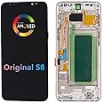 5.8" Original for Samsung S8 Touch Screen Display Digitizer S8 SM-G950A SM-G950U SM-G950FD SM-G950W LCD Screen Replacement (with Gold Frame)