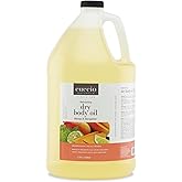Cuccio Naturale Hydrating Dry Body Oil – Mango & Bergamot Scent, 1 Gallon (128 oz) Refill – Lightweight Non-Greasy Moisturizer for Radiant, Silky Skin – Spa & Home Use, Paraben-Free, Cruelty-Free