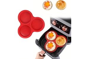 1PC Non - Stick Silicone Bakeware: Great for Beginners' Cookie - Baking Adventures and Egg Dishes​,Red