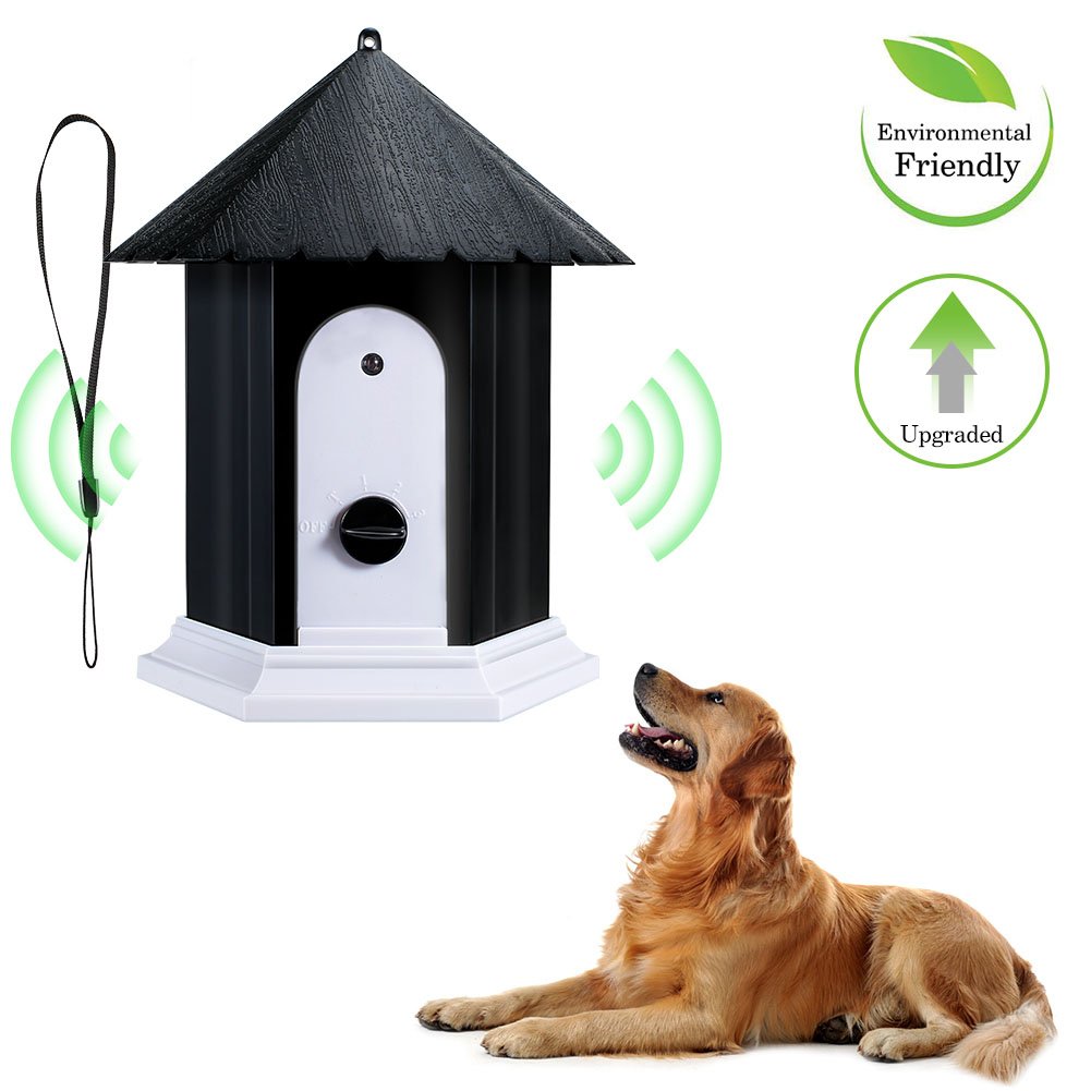 Klinkamz Pet Dog Ultrasonic Anti Barking Stop Bark Birdhouse Shape