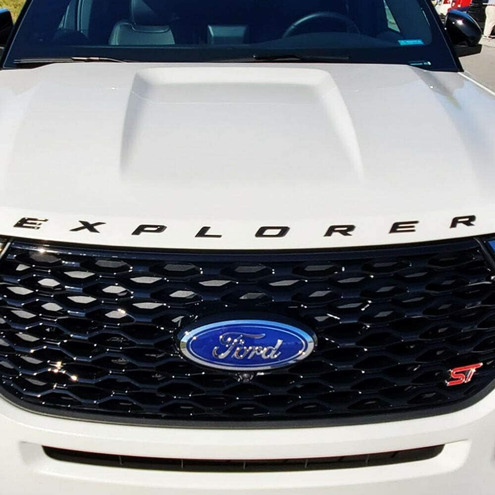 Amazon Com Fits Explorer Sport Hood Badge Lettering Matte Black Automotive Amazon Com Fits Explorer Sport Hood Badge Lettering Matte Black Automotive