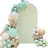 Spandex Fitted Wedding Arch Cover 6.6FT Light Sage