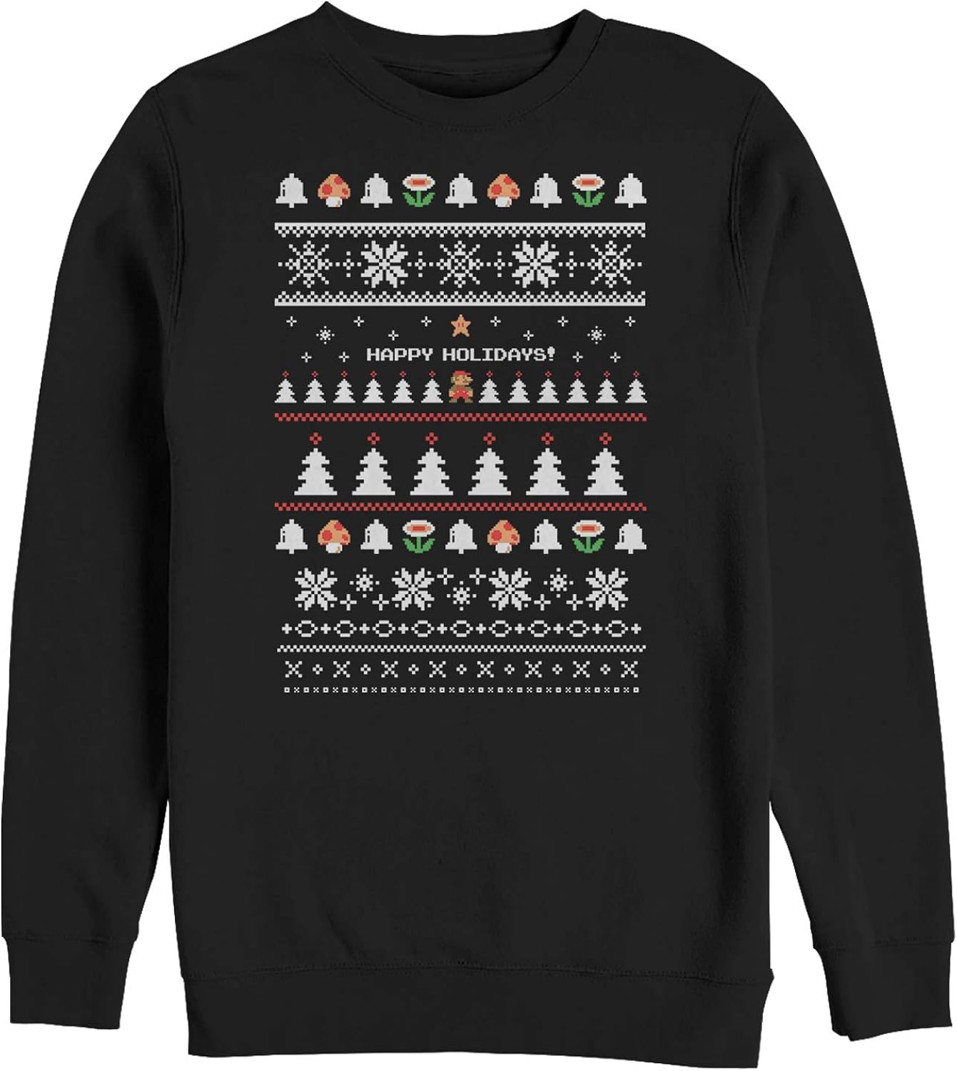nintendo holiday sweater