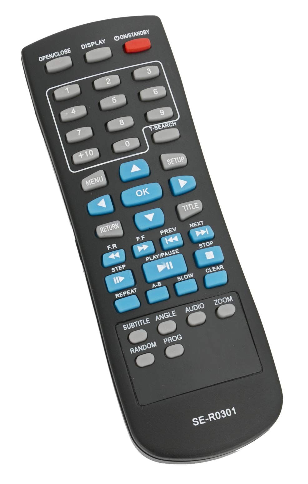 ALLIMITY SE-R0301 AH802276 Remote Control Replace for Toshiba DVD Disc Player System SD-1010KE-2SD-1020KBSD-1020KE SD-170EKSD-180E SD-180EKE SD-185EKB SD-185EKTE SD-186 SD-186EKE