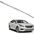 Chrome Garnish Molding Trim Front Right Replacement for 2015-2017 Sonata 87772-C1000