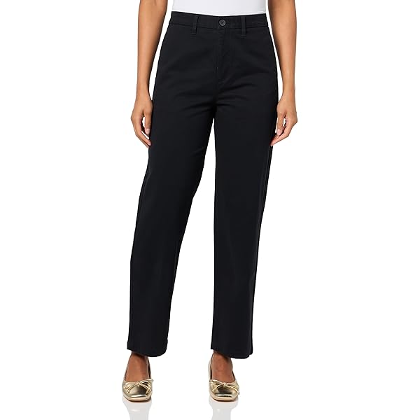 Only Pantaloni Classici ONLMIA HW Straight Fit Neri Donna