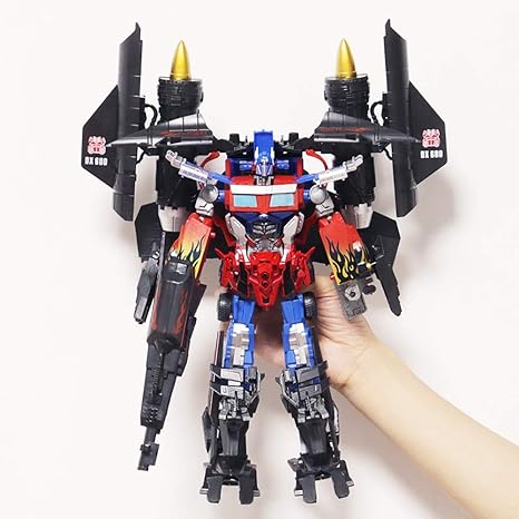 Amazon Com Transformers Model Skyfire Combined King Kong Deformation Optimus Prime Super Large Toy Locomotive Man Color Skyfire Optimus Prime Home Kitchen