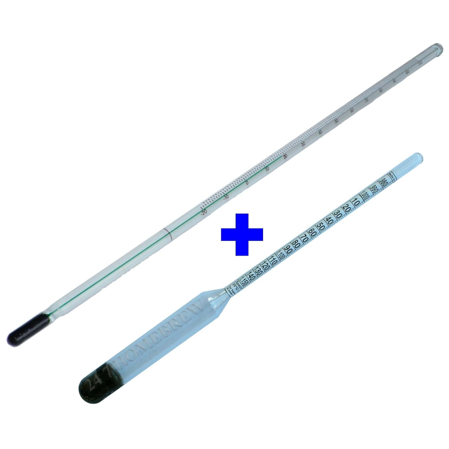 Hydrometer & Thermometer Homebrew Set Beer, Cider & Wine
