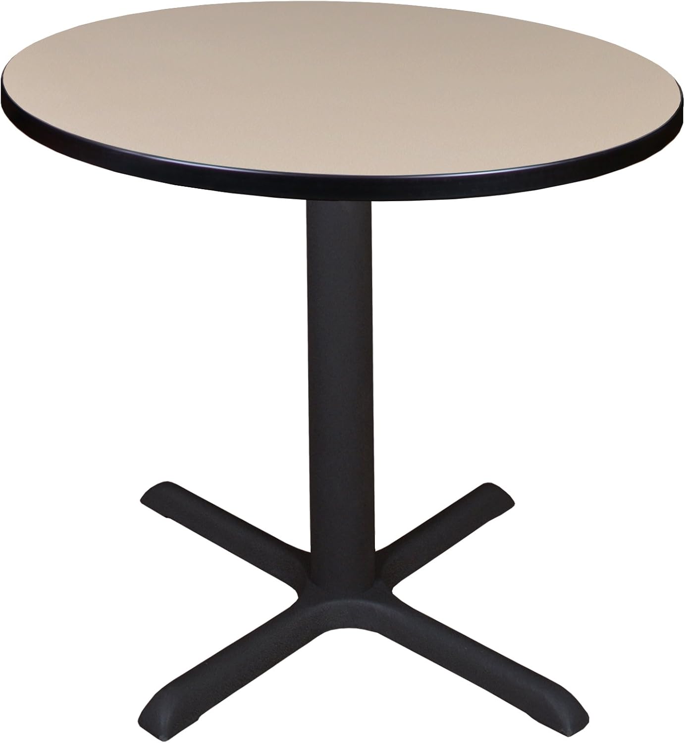 Regency Cali Round Breakroom Table, 30", Slate: Furniture & Decor