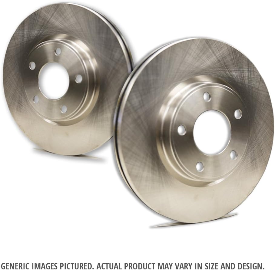 (Rear Rotors)2 OEM Replacement Extra-Life Heavy Duty Brake Rotors(Works with Cooper)(4lug)