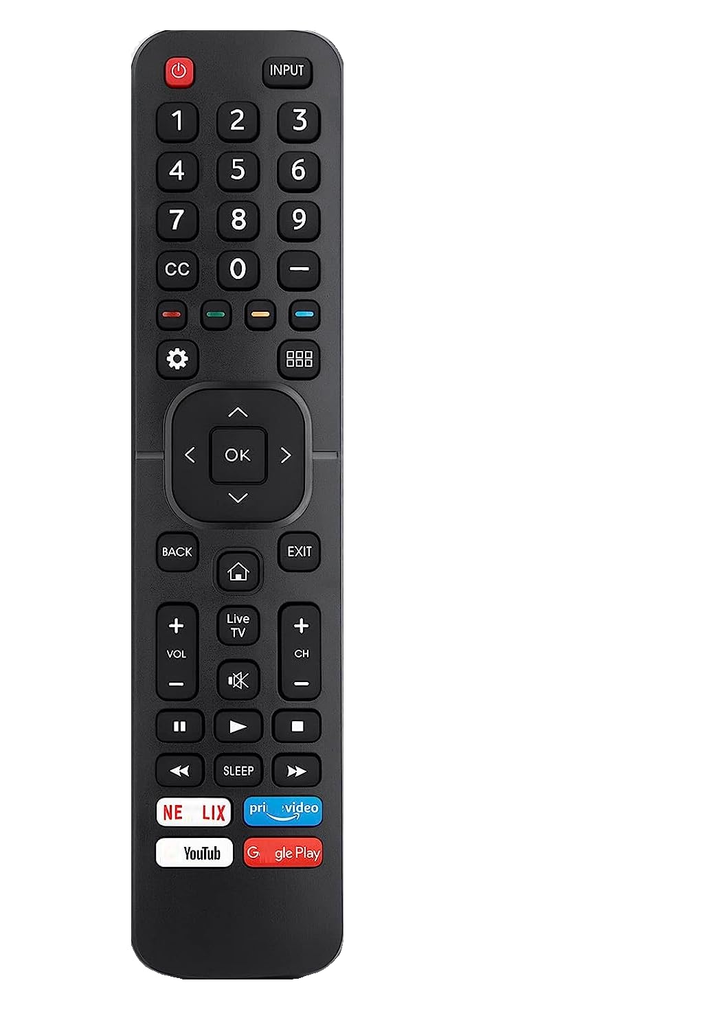 Universal Remote Control ERF2G60H for Hisense Sharp LED Smart TV Remote Replacement EN2A27 EN2BK27S