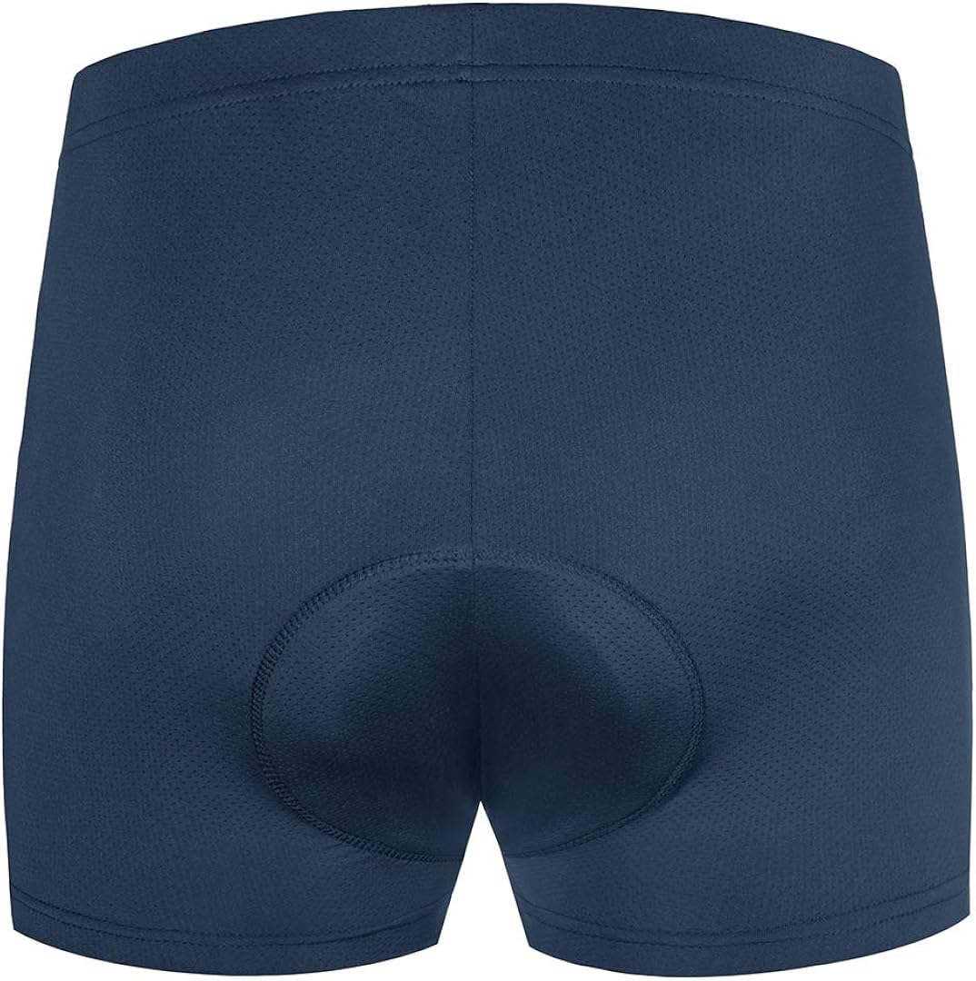 qualidyne Men's Bike Cycling Underwear Shorts 3D Padded Bike Undershorts Bicycle MTB Underpants - Breathable & Comfortable: Clothing