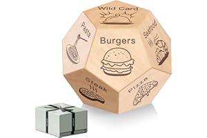 LLYZZ Valentines Day Gifts for Her Him,Unique Food Decision Dice for Couples,Date Night Gift Ideas,Anniversary for Wife Husband,Funny Birthday Gifts for Boyfriend Girlfriend Women Men Mom Dad Friends