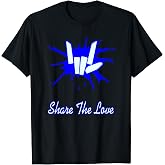 Sharer Share The Love Birthday Gifts for Kids and Youth T-Shirt